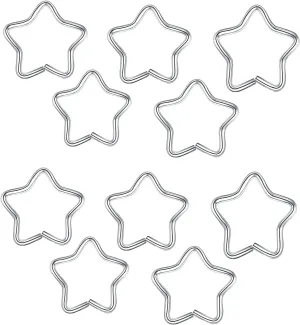 10 PCS Nose Piercing Earrings, Colorful Stainless Steel Nose Piercing Jewelry Star Body Jewelry Piercing