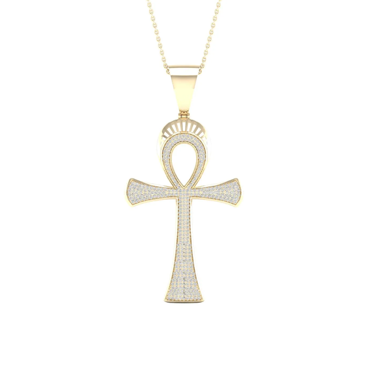 10K 0.75CT Diamond Pendant