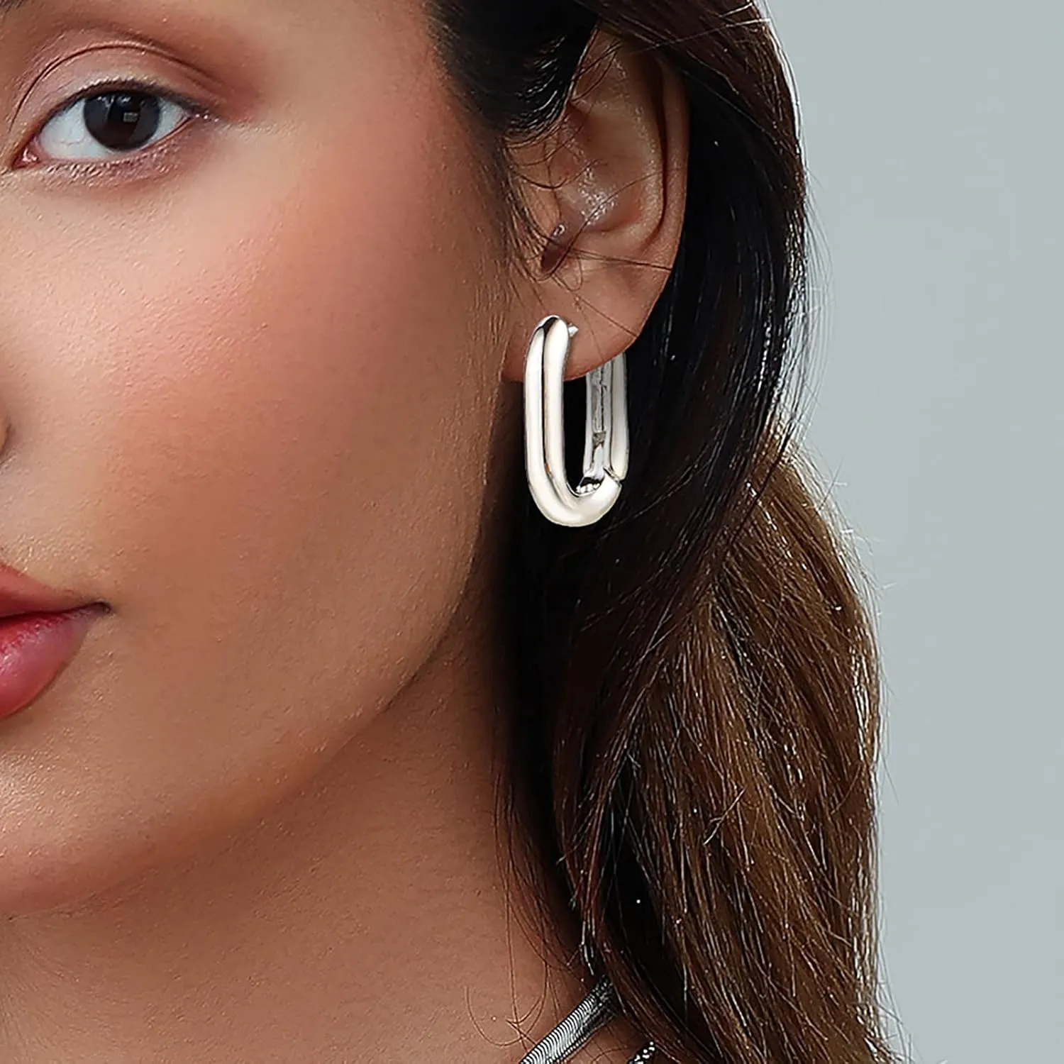 14K Gold Hoop Earrings for Women, Hypoallergenic Chunky Gold Hoop Earrings Multipack, Lightweight Twisted Huggie Hoops Earring Set Jewelry for Gifts