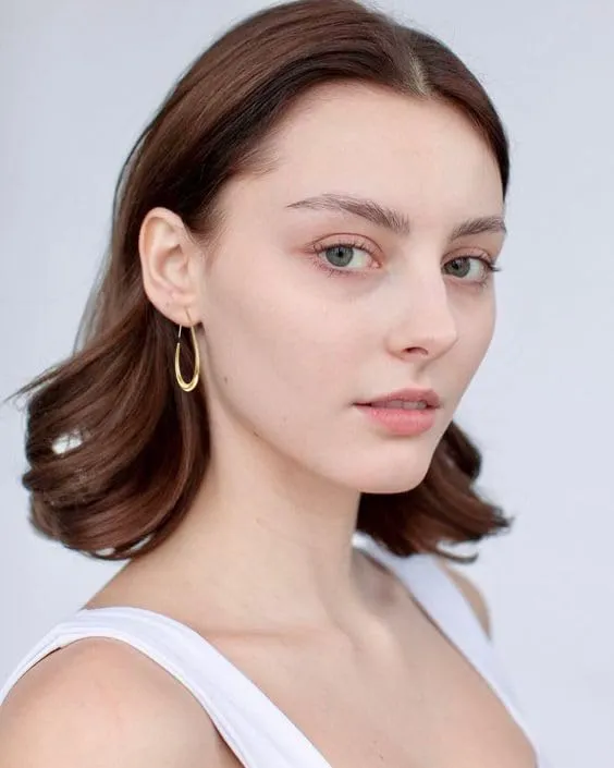 14k Gold/Silver Plated Hypoallergenic Oval Earrings for Women Lightweight Chunky Open Hoops for Women Teardrop Hoop Earrings High Polished Jewelry Trendy Gold Hoop Earrings