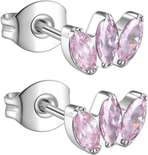 1pair G23 Titanium Hypoallergenic Earrings Studs F136 Implant Grade Titanium Jewelry for Sensitive Ears