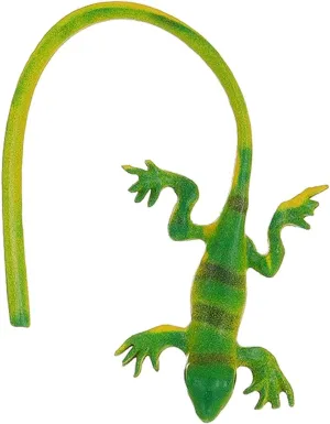 1Pcs Retro Gothic Green Lizard Climbers Crawler Earrings Cute Sparkly Enamel Animal Ear Cuff Wrap Clip On No Piercing Fashion Jewelry for Women