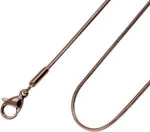 555Jewelry 1.2mm Stainless Steel Snake Chain Necklace for Men & Women, 16-28 Inch