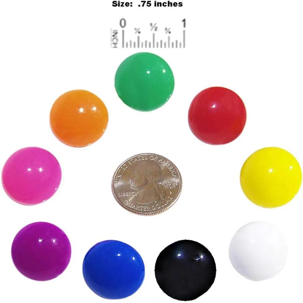 9 Pairs Multi Colors Round Button Acrylic Nylon Plastic Post Earrings Medical Hypoallergenic No Metal Studs Sensitive Ears Women