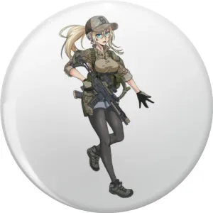 About Lessons Military Anime Cute Gun Get A Fabulous Boys Girls Pin Lapel Pin Brooch Steel Pins Badge 0.75"