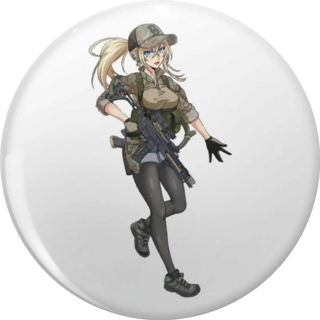 About Lessons Military Anime Cute Gun Get A Fabulous Boys Girls Pin Lapel Pin Brooch Steel Pins Badge 0.75"