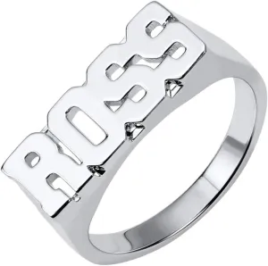 AILIN 925 Sterling Silver/Brass Name Ring Personalized Year Initial Statement Rings Gold/Rose Gold Color Party Birthday Jewelry With Gifts Box For Men Women