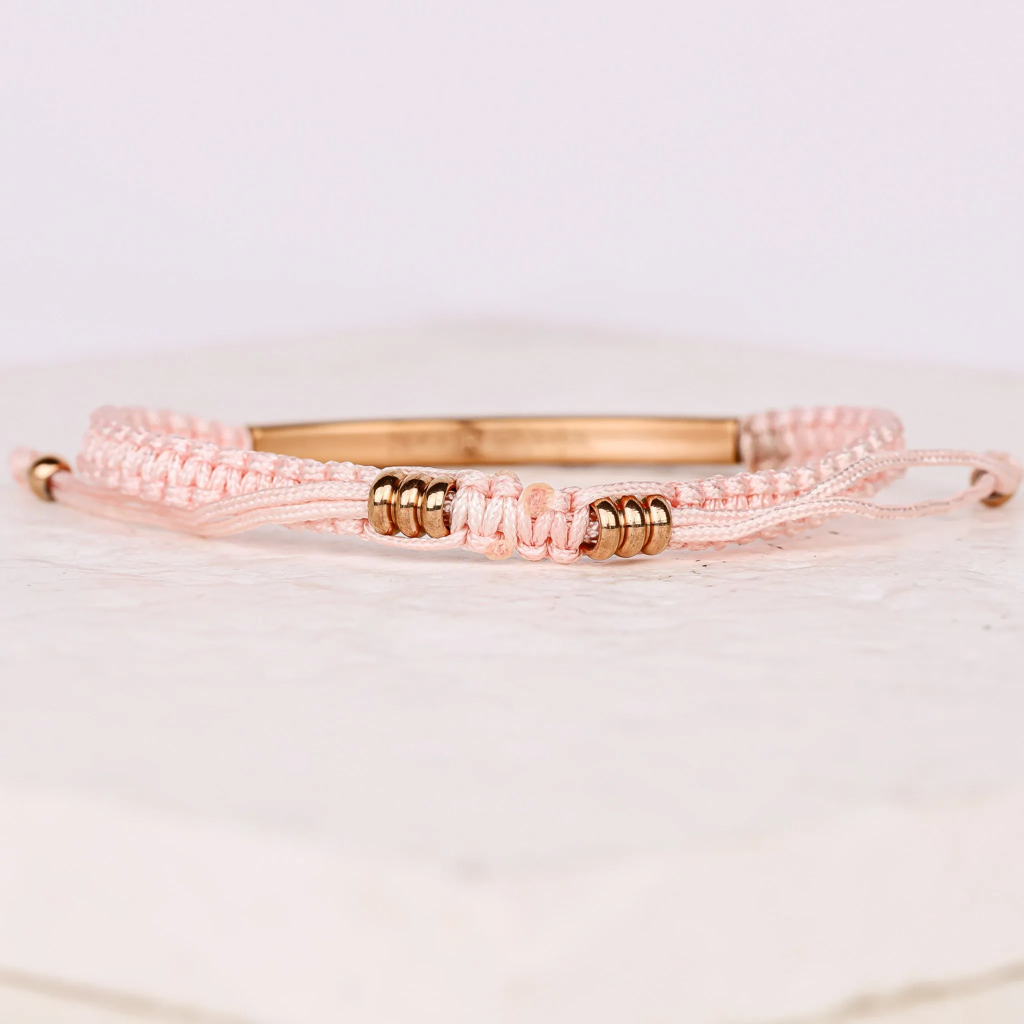ALWAYS MY DAUGHTER, FOREVER MY FRIEND ROPE BRACELET