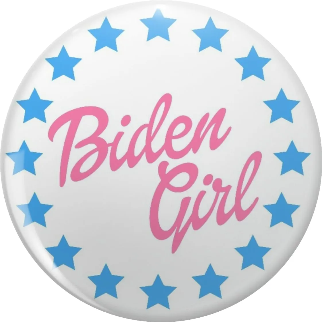 Biden Girl (Star Circle) Pin Lapel Pin Cute Brooch Pins Badges 0.75"