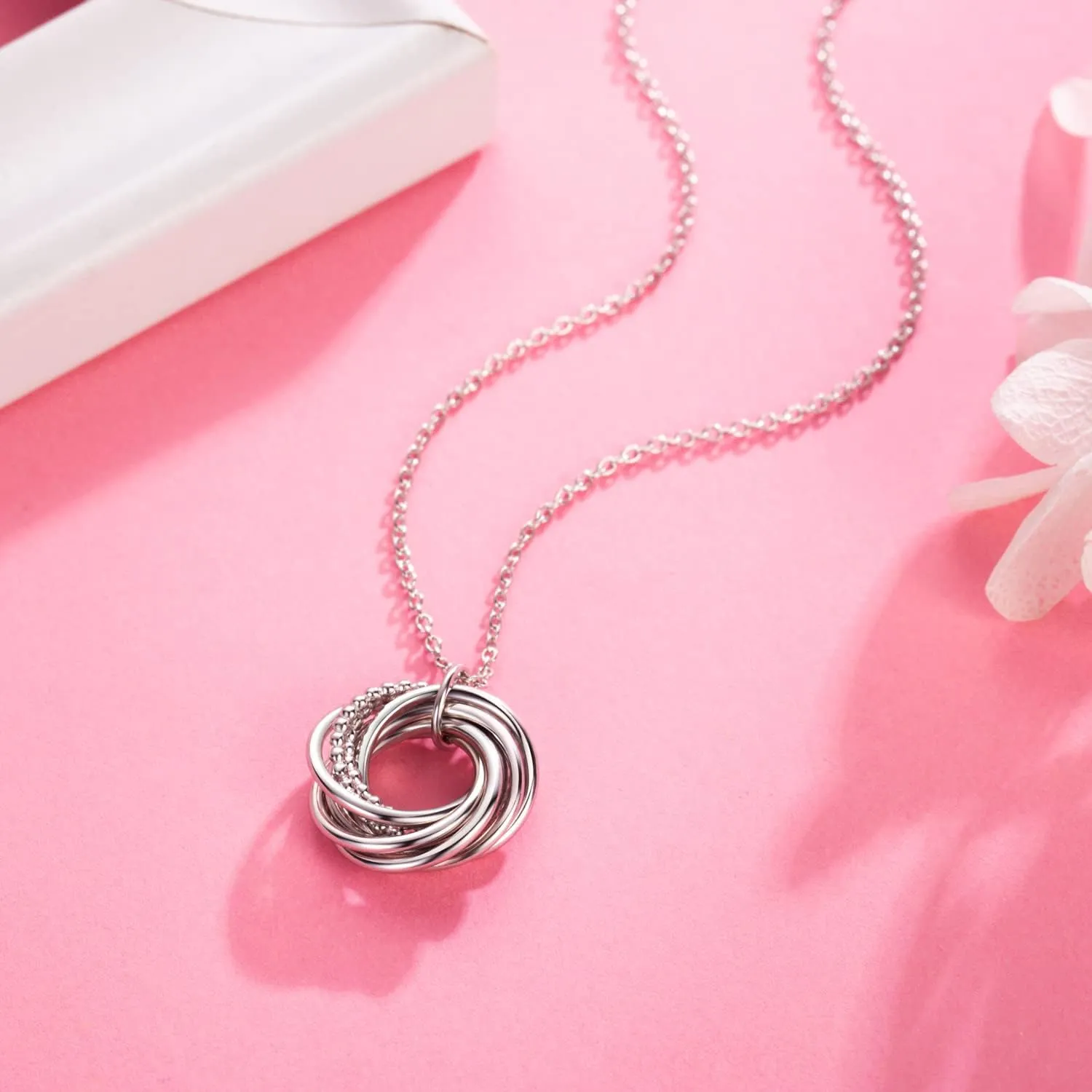 Birthday Gifts for Women, 30th 40th 50th 60th 70th 80th 90th Birthday Gifts for Women 925 Sterling Silver 3 4 5 6 7 8 9 Decades Birthday Gifts for Her Jewelry for Women