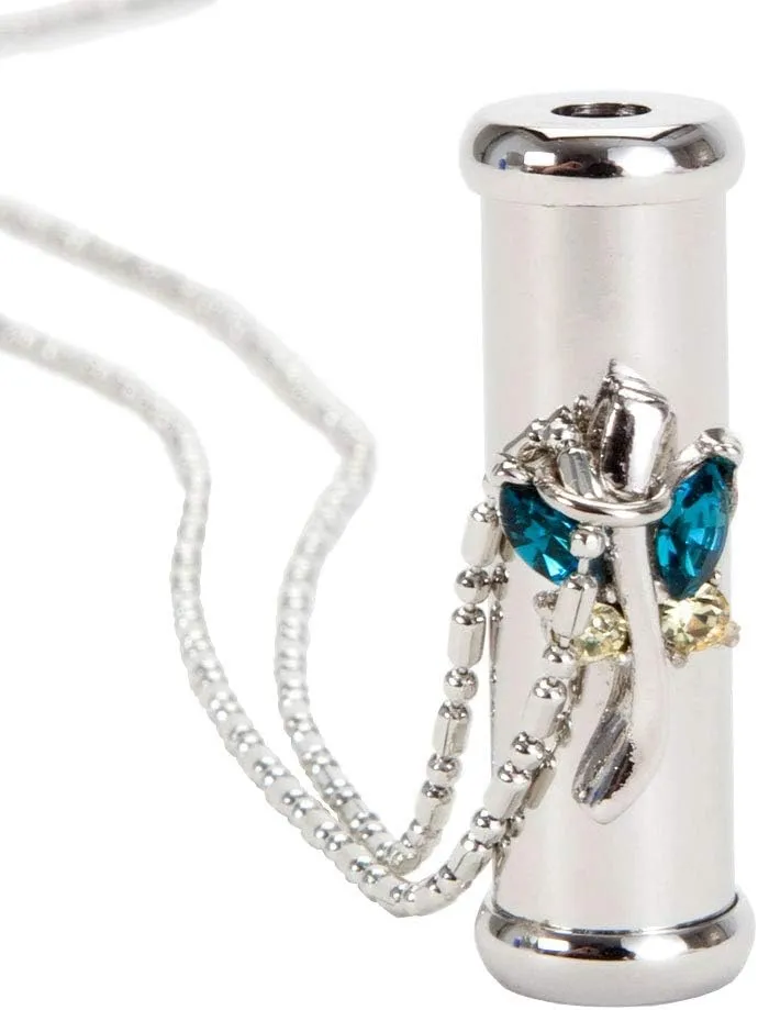 Bits and Pieces - Kaleidoscope Pendant Necklace - Colorful Kaleidoscope Necklace on 14" Chain