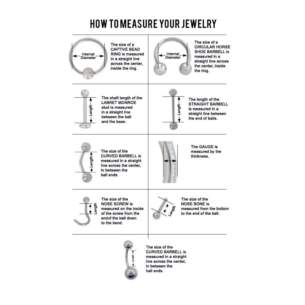 BodyJewelryOnline 14ga-3/8 Round CZ Prong Set 316L Surgical Steel Navel Ring - 3 Gem Sizes to Choose From - NSC03 (5mm)