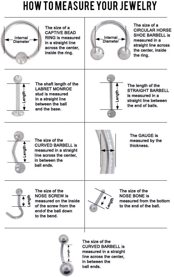 BodyJewelryOnline Lot of 14G Belly Button Rings Bioflex Piercing Jewelry No Duplicates