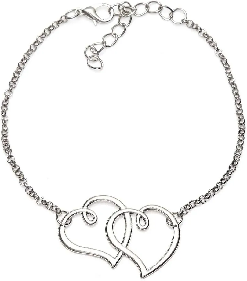Bohemia Hollow Heart Anklet Geometric Ankle Bracelet Boho Beach Wedding Dance Yoga Foot Chain for Women