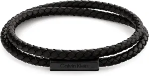 Calvin Klein Jewelry Men's Leather Bracelet