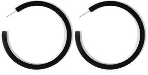 Candy Color Big Hoop Earrings Minimalist Geometric C-Shaped Acrylic Hoop Earrings Multicolor Vintage Earring Party Jewelry for Women
