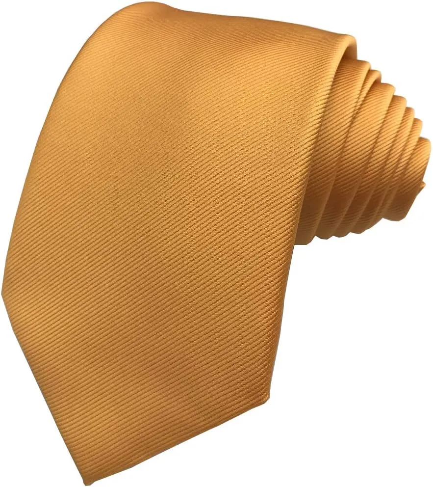 CANGRON Men Long Tie Set 63" XL Necktie with Pocket Square Cufflinks Giftbox