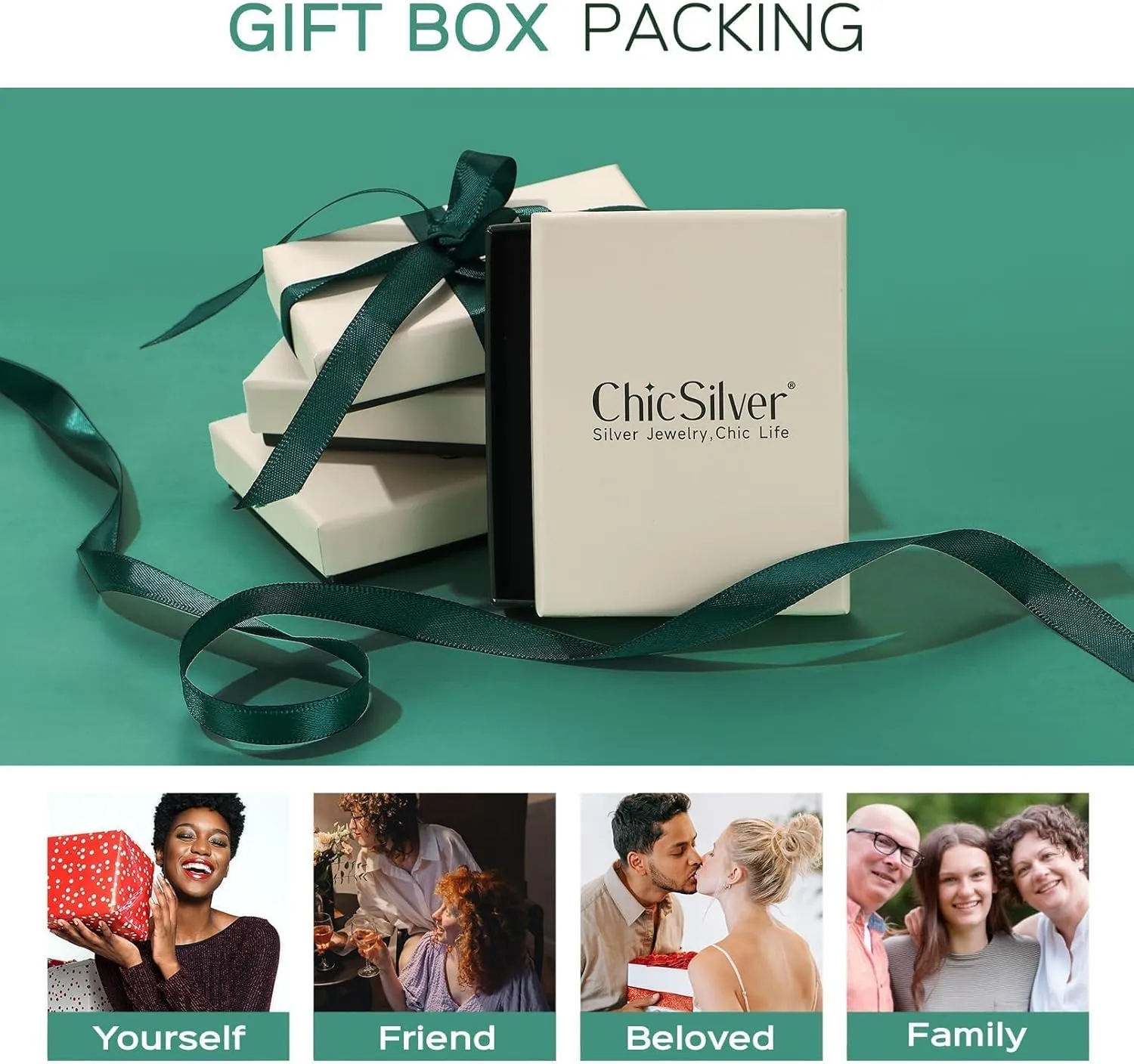 ChicSilver 925 Sterling Silver Huggie Hoop Earrings Small Hoop Earrings for Women Hypoallergenic Silver Huggie Earring Cartilage Earrings for Women (6mm/8mm/10mm/12mm)