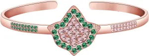 CHOORO Pink and Green Charm Bracelet Graduation Jewelry