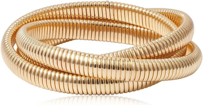 COLORFUL BLING 2 pcs Simple Arm Band Elastic Bracelet Bangle Anti Slip Shirt Sleeve Holders Dress Accessory