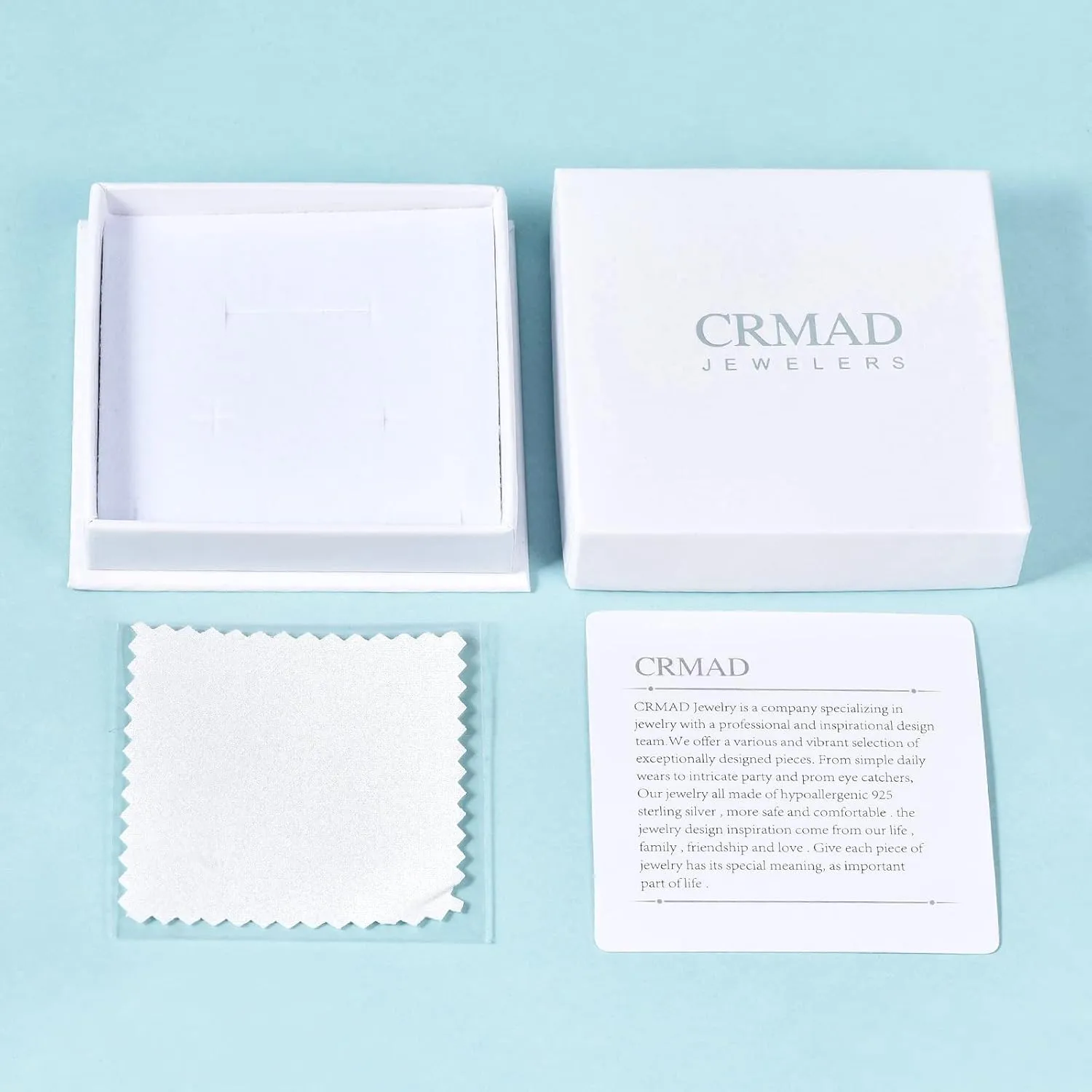 CRMAD Ocean Beach Necklace for Women Sterling Silver Starfish Wave Ocean Jewelry Gifts