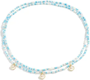 Crystal Waist Belly Chain for Women, Beach Beads Body Belts Chain Pearl Simple Waist Chain for Girls, Party Sexy Body Jewelry for Women and Girls