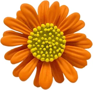 Cute Daisy Flower Brooch Pin for Women Girl Colorful Enamel Yellow Green Small Lovely Sun Flowers Plant Collar Clip Dress Scarf Bag Suit Lapel Pin Holiday Easter Jewelry Gift