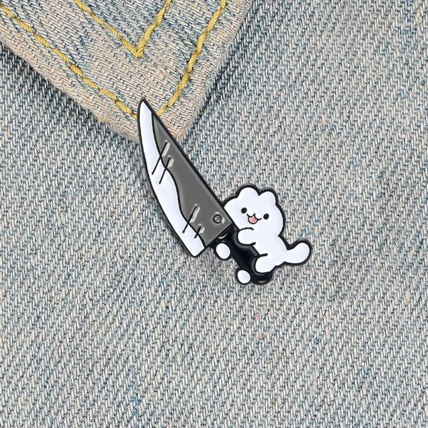 Cute Pins Backpack Pins Alloy Enamel Brooch Cat Funny Cat Brooch Cowboy Badge Pin for Bookbags Clothes/Jackets & Hat Decoration