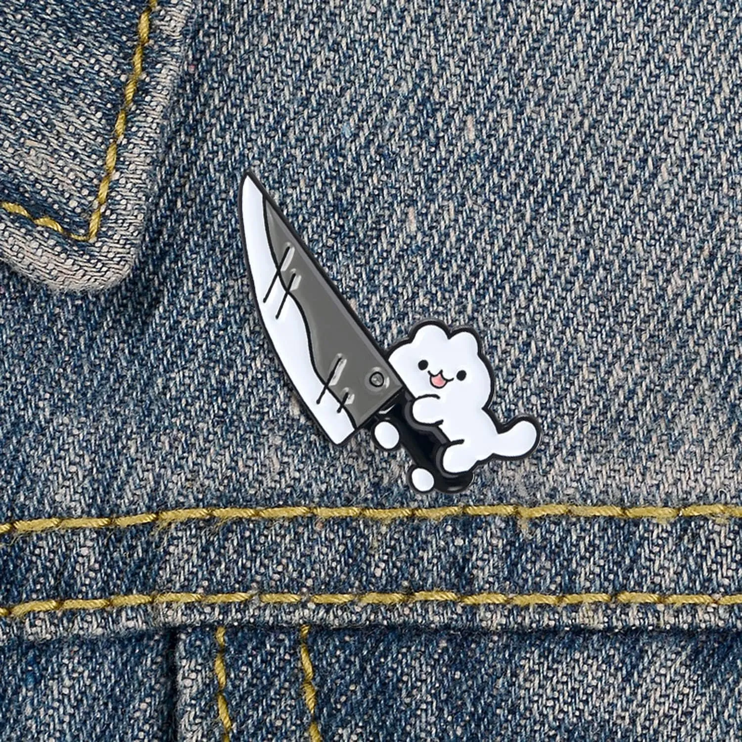 Cute Pins Backpack Pins Alloy Enamel Brooch Cat Funny Cat Brooch Cowboy Badge Pin for Bookbags Clothes/Jackets & Hat Decoration