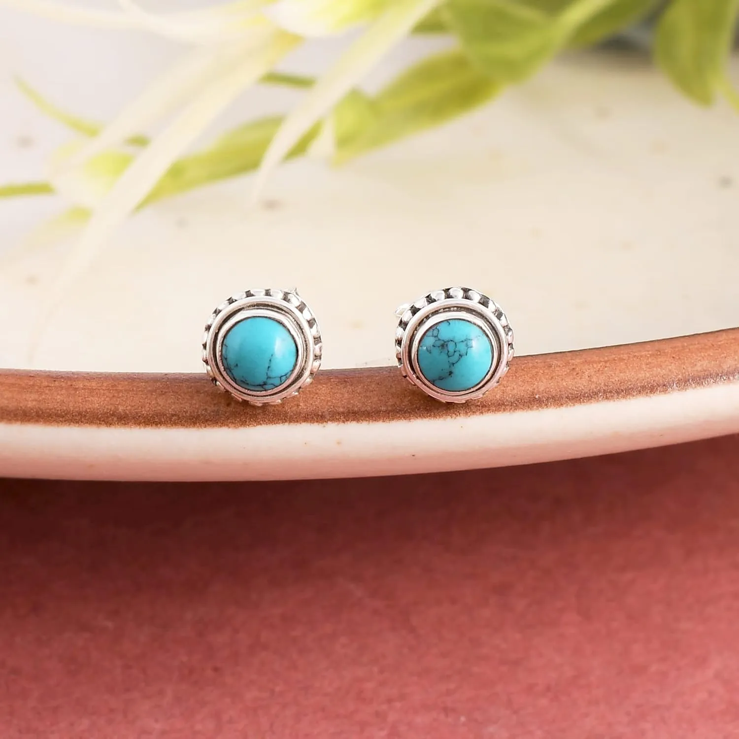 Dainty 925 Sterling Silver Studs Earrings with Natural Mother of Pearl Gemstone-Hypoallergenic Birthstone Jewelry Gift for Women, Perfect Gift for her, wife and mother