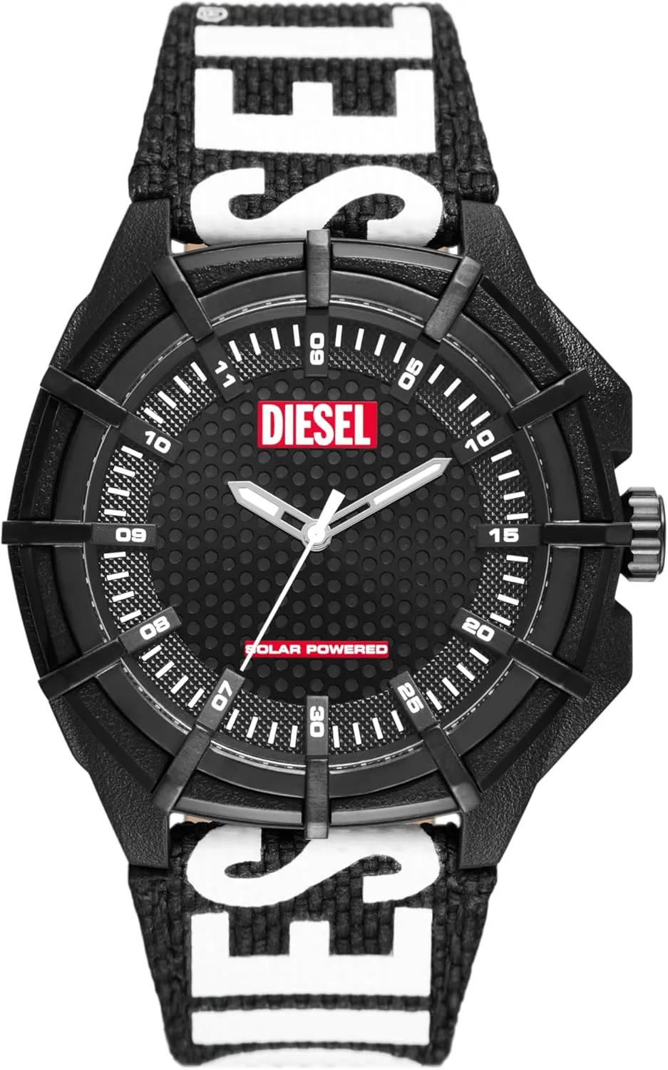 Diesel Framed Men's Sports Watch with Lightweight Nylon Case and Silicone Band