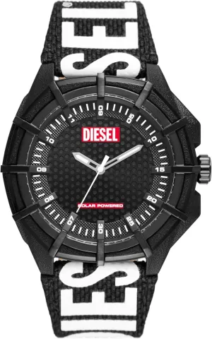 Diesel Framed Men's Sports Watch with Lightweight Nylon Case and Silicone Band
