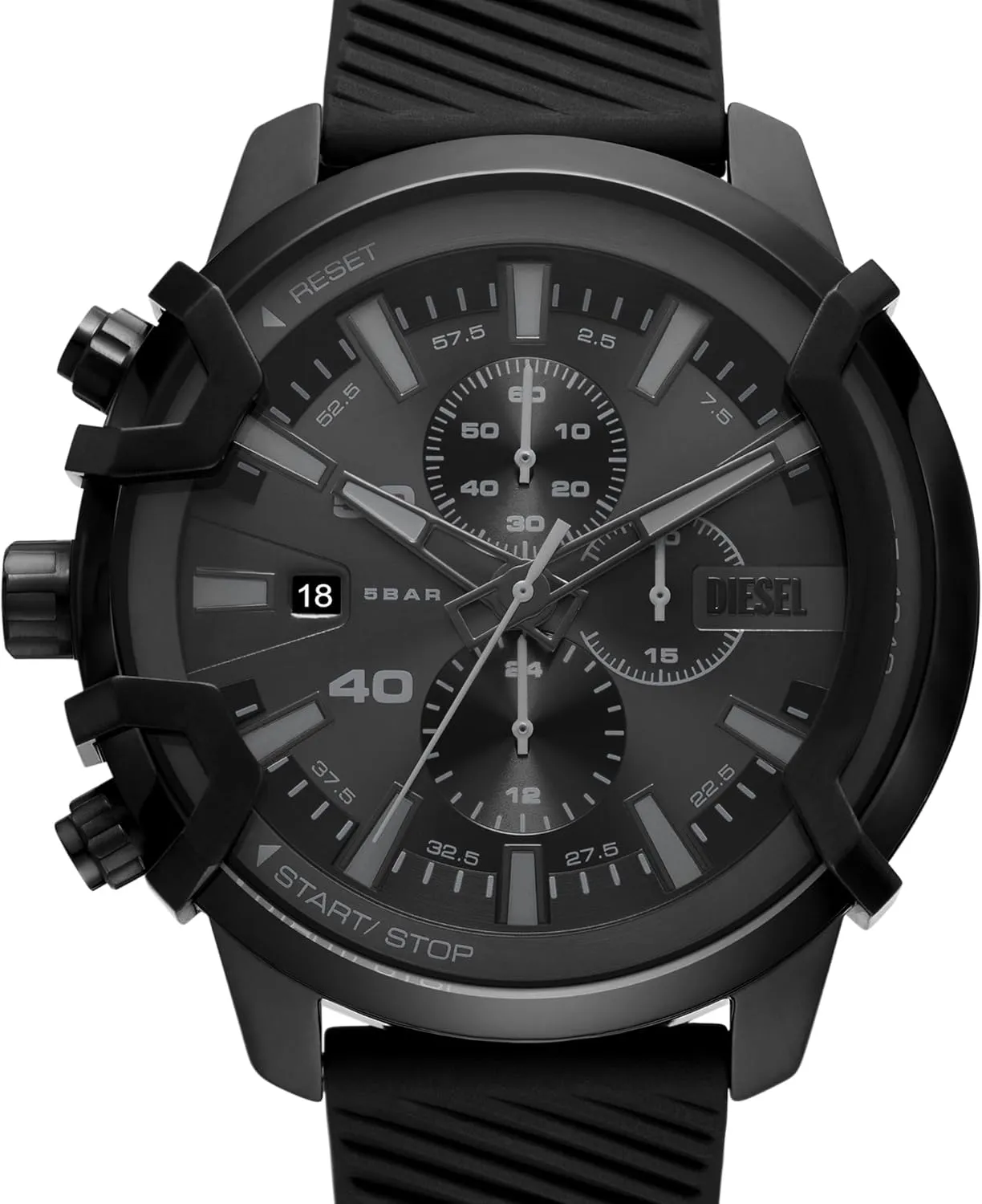 Diesel Men's Griffed Stainless Steel Chronograph Quartz Watch