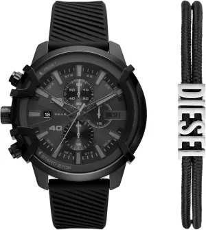 Diesel Men's Griffed Stainless Steel Chronograph Quartz Watch