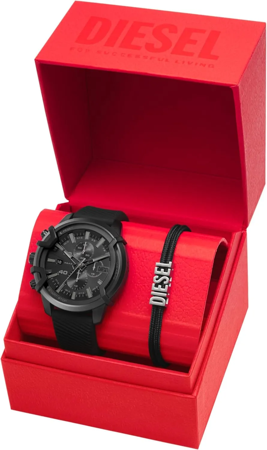 Diesel Men's Griffed Stainless Steel Chronograph Quartz Watch