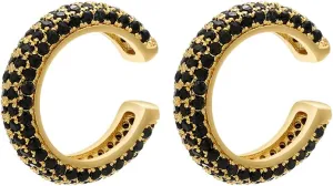 Ear Cuffs for Women - CZ Paved Hoop Conch Cuff Earrings for Men - Sparkle Rhinestones Clip On Wrap Earrings Non Pierced