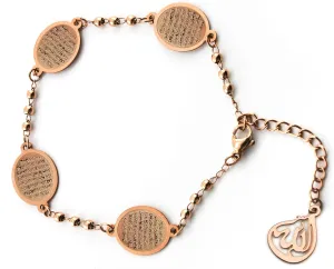 Elegant Ayatul Kursi Bracelet with Allah Pendant - Perfect Islamic Gifts Islamic Jewerly for Women: Ramadan New Year Special Arabic Bracelet