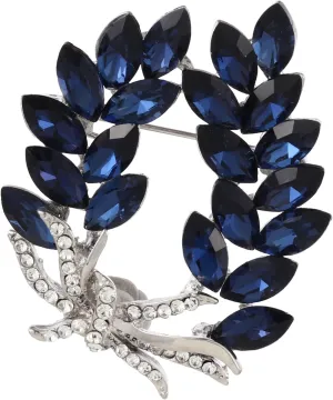 Elegant Flower Brooch Pins for Women Scarf Shawl Costume Safe Pins Clip for Wedding Party Prom Jewelry Gifts