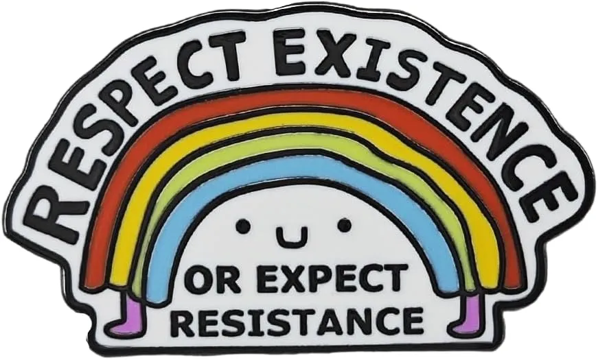Enamel Pin - Rainbow Flag Badge LGBTQ  Pride Lapel Pin for Backpacks, Hats, Apparel & Shoe, Novelty Gift