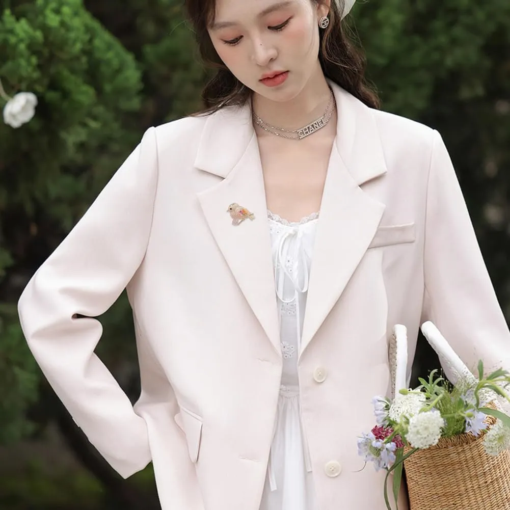 Fashion Cute Crystal Animal Brooch Pins for Women Girls Cat Bird Corsage accessory Pin delicate accessory Party Ceremony