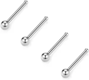 GAGABODY G23 Titanium Nose Ring Hoop 20G 18G Nose Rings Studs Screw L-Shaped Nose Hoop Nose Stud Tragus Cartilage Helix Earrings Hoop Nose Piercing Jewelry