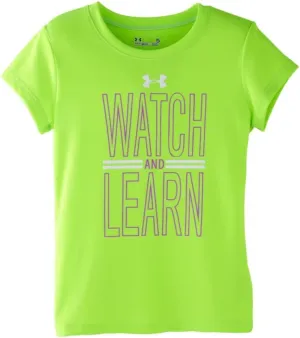 Girls Pre-School UA Watch And Learn T-Shirt