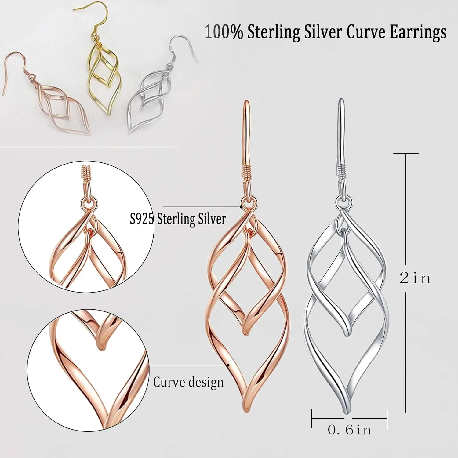 Gold Plated Earrings for Women Hypoallergenic Gold Earrings Statement Earrings for Girl Trendy Fashion Gold Jewelry Gifts Above 12 Years Old