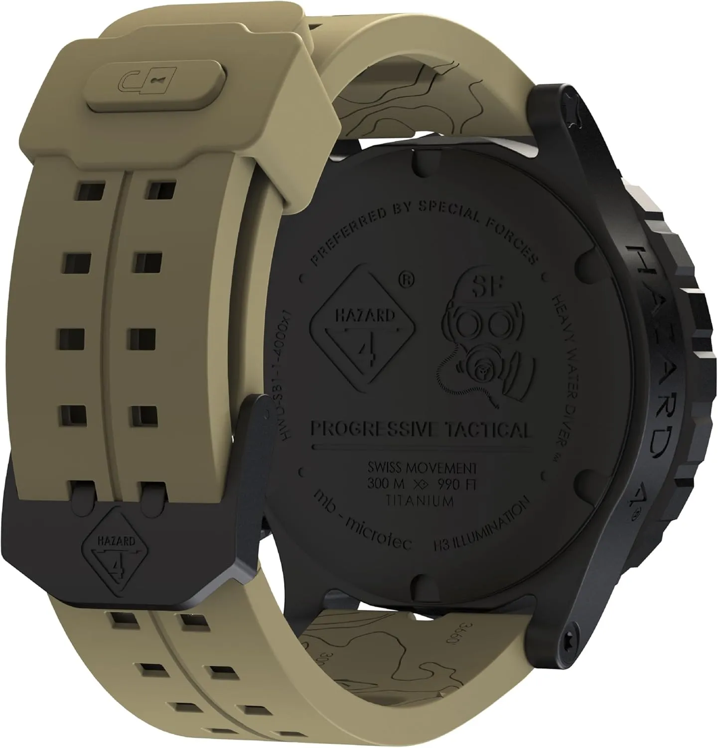 HAZARD 4 Heavy Water Diver : Titanium Tritium Dive-Watch