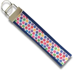 Infinity Collection Paw Print Keychain, Pet Lover Gift, Dog Keychain, Paw Print FOB Keychain Gift for Women, Teens, Girls, Dog Owners, Dog Sitter, Dog Mom Gift