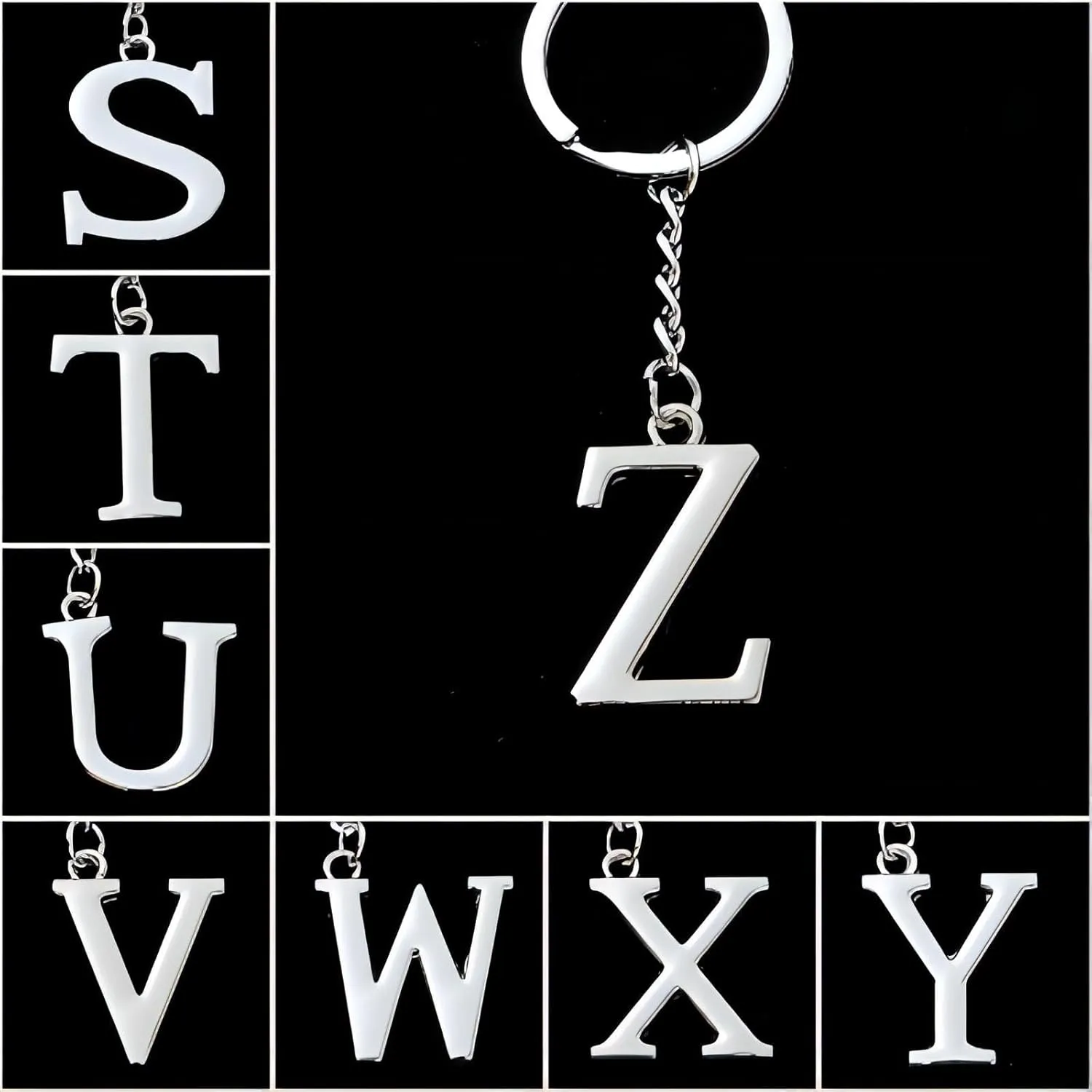 Initial Letter A-Z Keychains