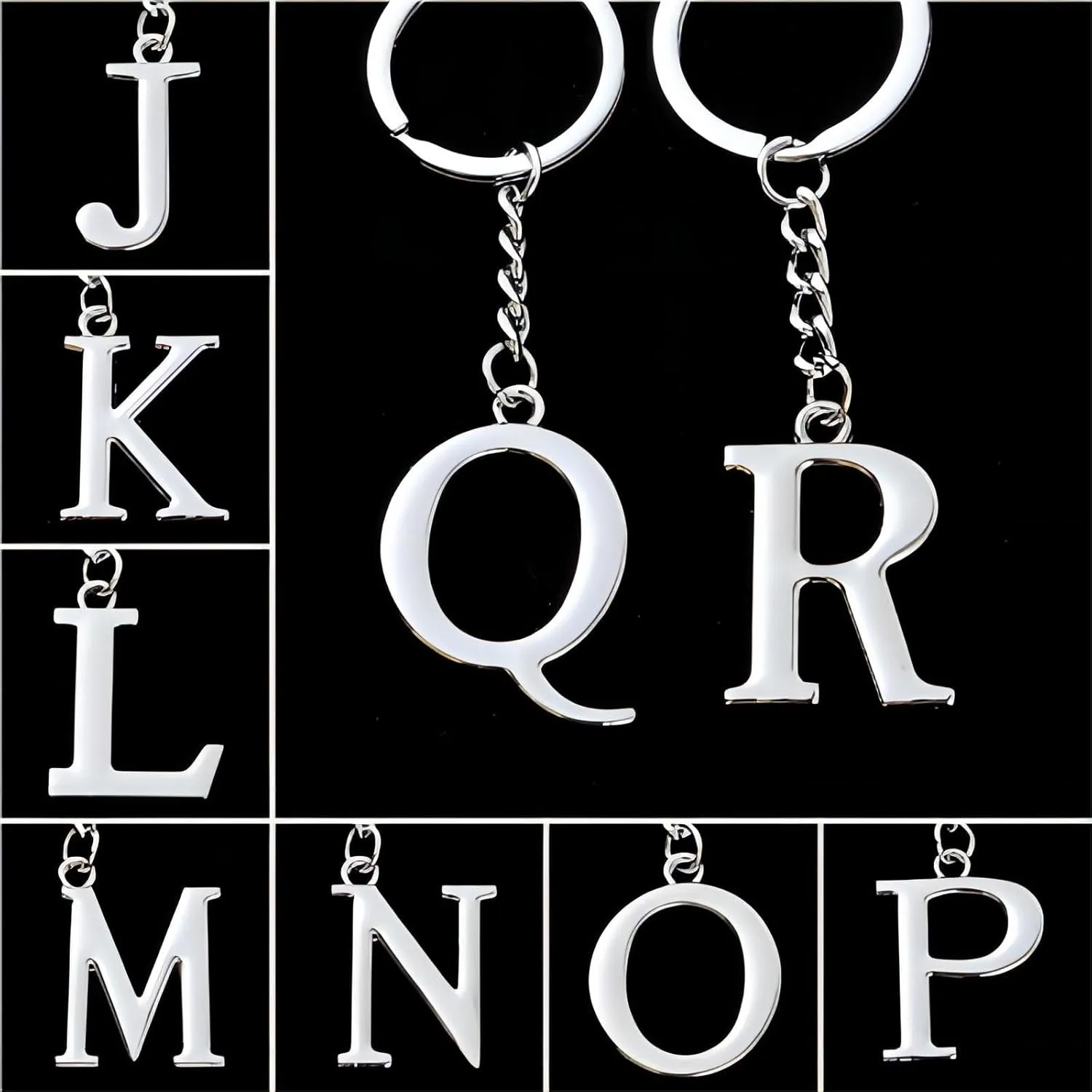 Initial Letter A-Z Keychains