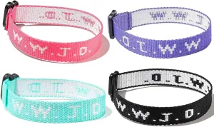 Inspirational WWJD Letter What Would Jesus Do Braided Rope Handmade Bracelets Protection Faith Pray Religious Christian Friendship Couple Jewelry for Women Men