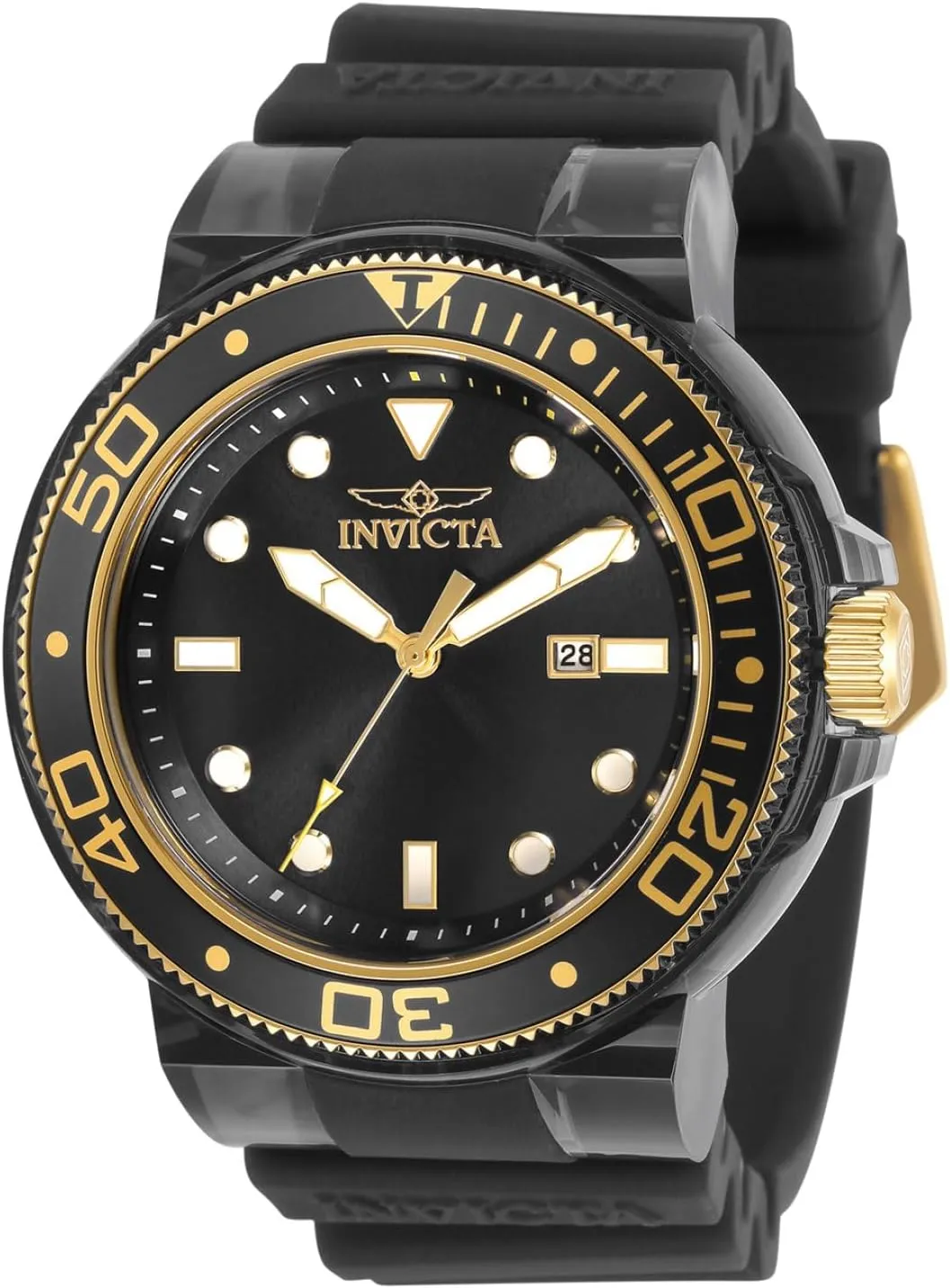 Invicta Quartz Montre avec Bracelet en Silicone 32337