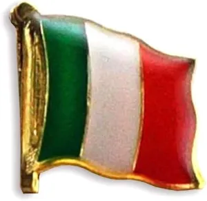 Italian Flag Lapel Pin  From Italy Collection of Italian Pride Products at PSILoveItaly fba